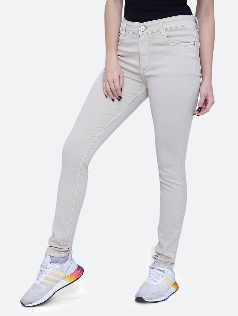 women mid rise plain jean - 21051924 -  Standard Image - 1
