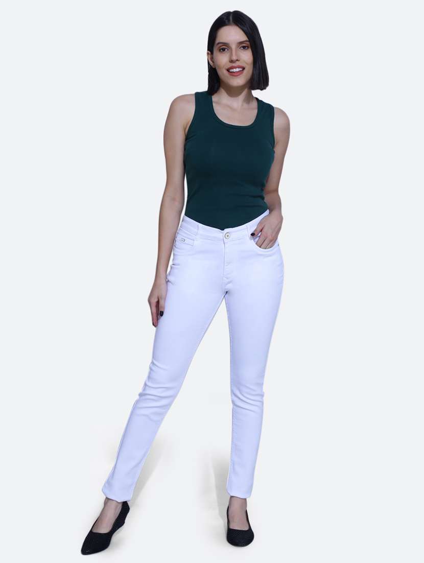 women high rise plain jean - 21052014 - Standard Image - 4