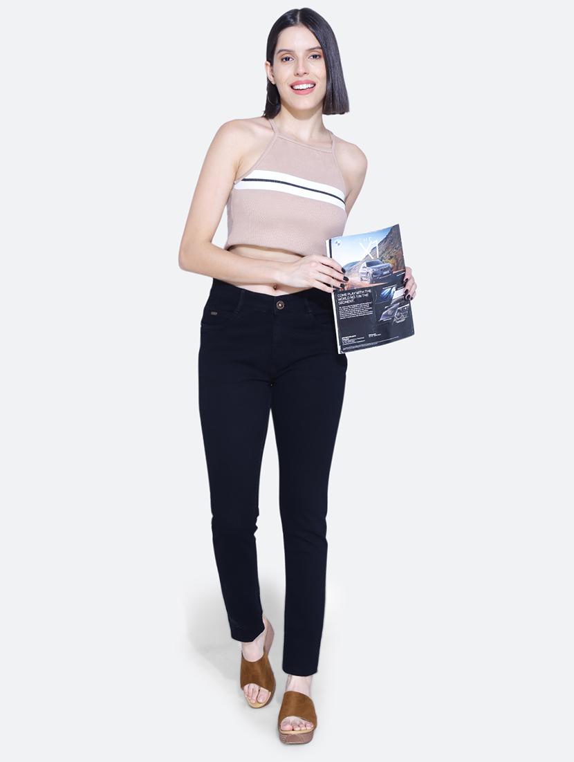 women high rise plain jean - 21052026 - Standard Image - 4
