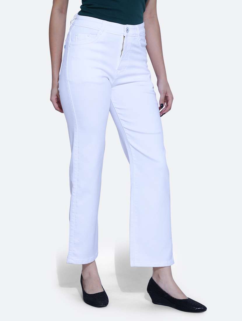 women high rise plain jean - 21052148 - Standard Image - 1