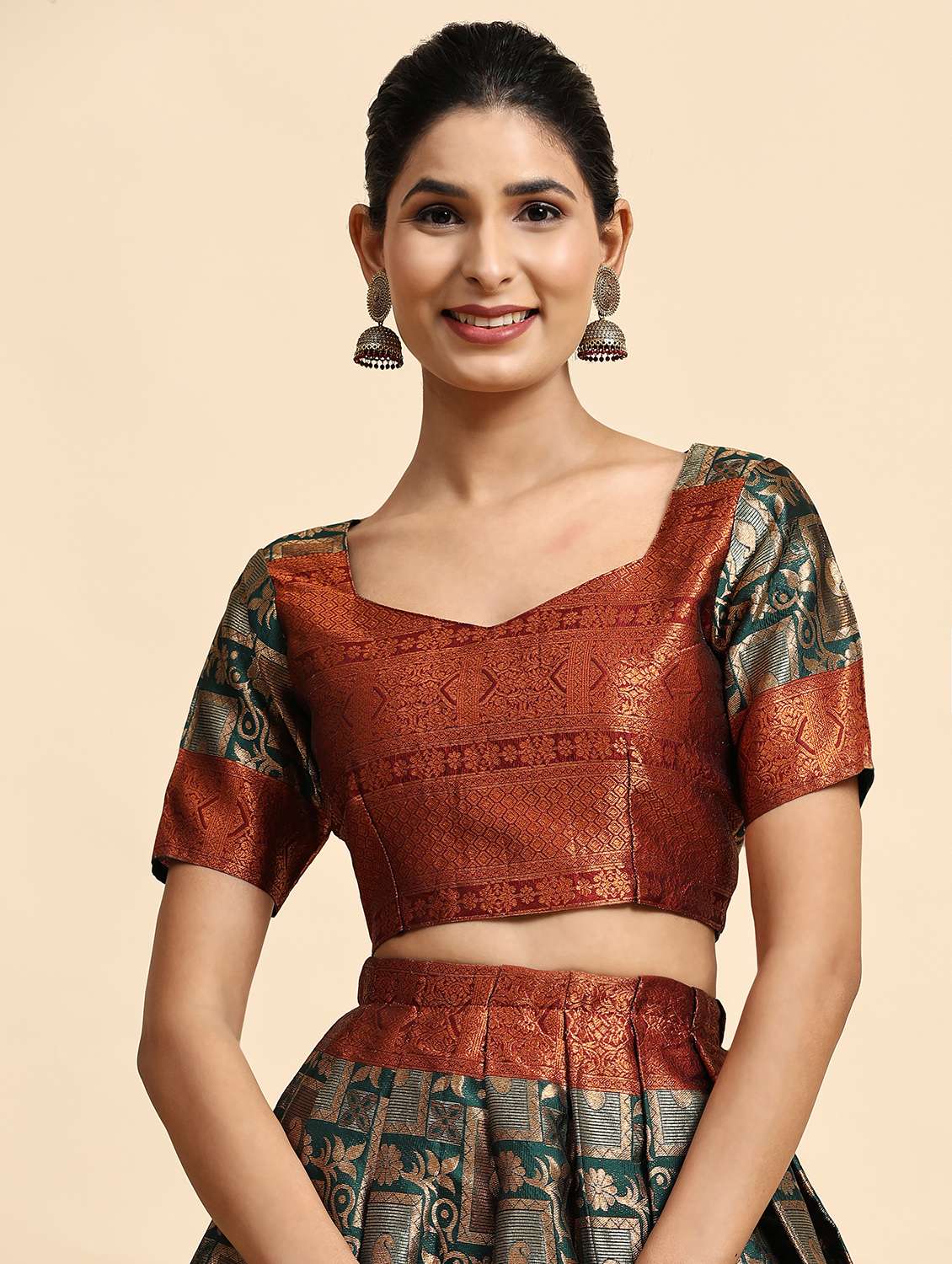 women self design unstitched lehenga - 21054693 - Standard Image - 4