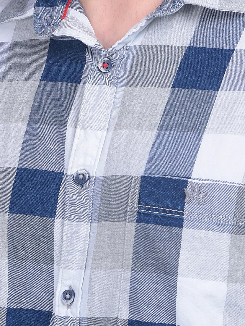 men checkered cotton casual shirt - 21054726 - Standard Image - 4