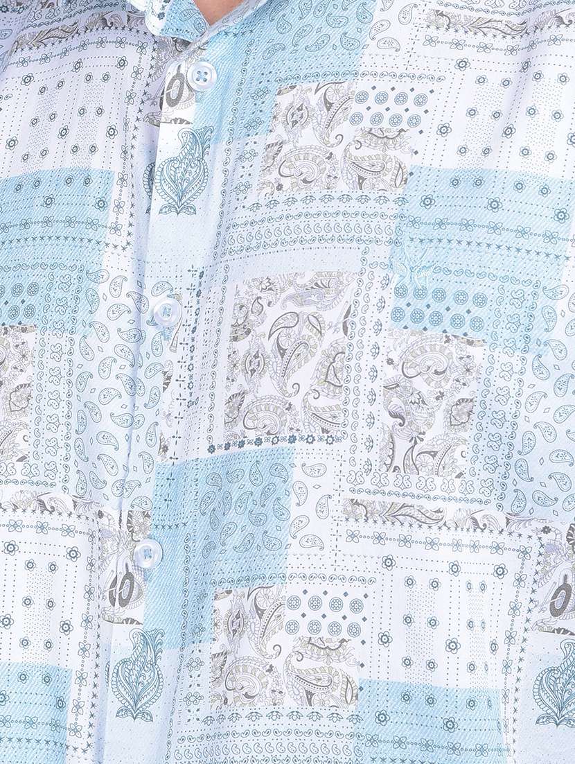men printed cotton casual shirt - 21054763 -  Standard Image - 4