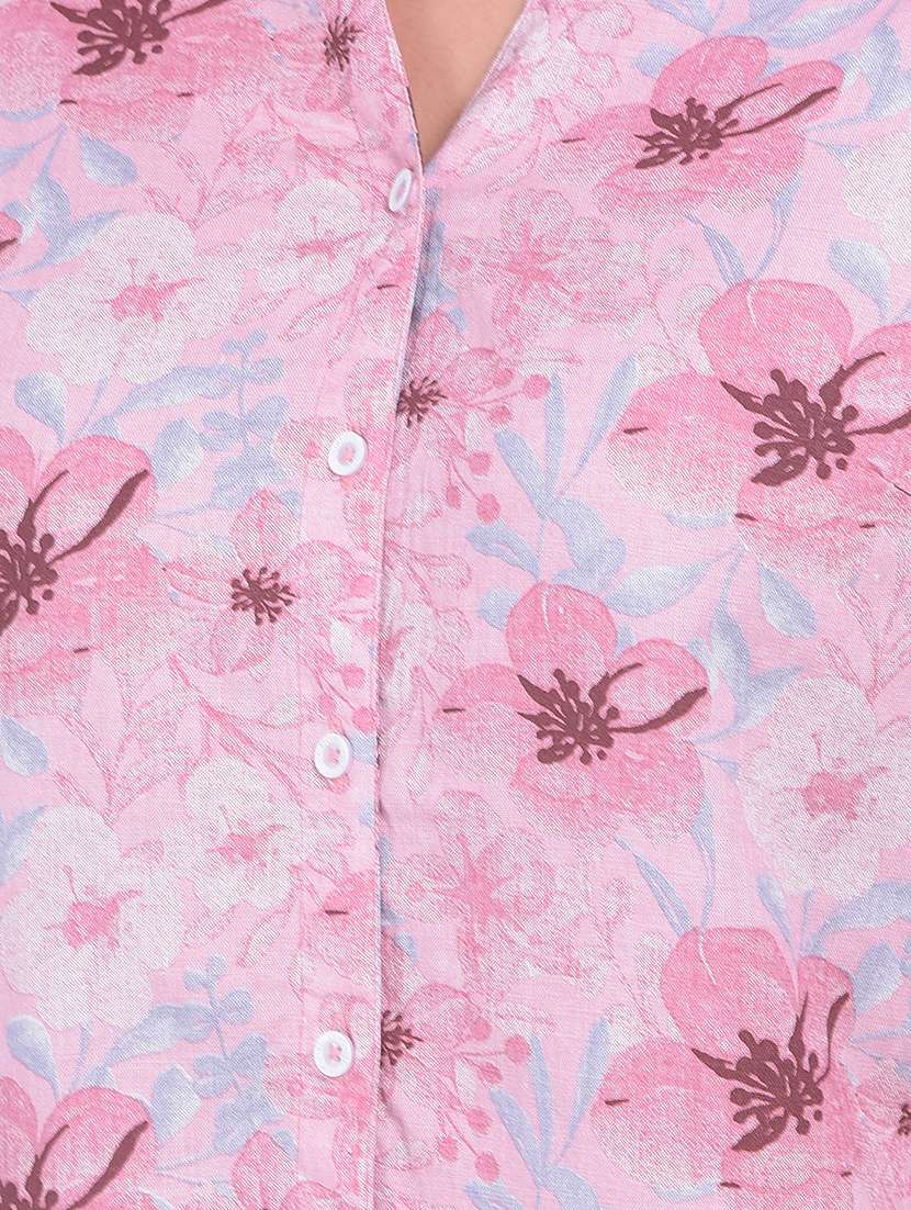 pink viscose regular shirt - 21054938 -  Standard Image - 4