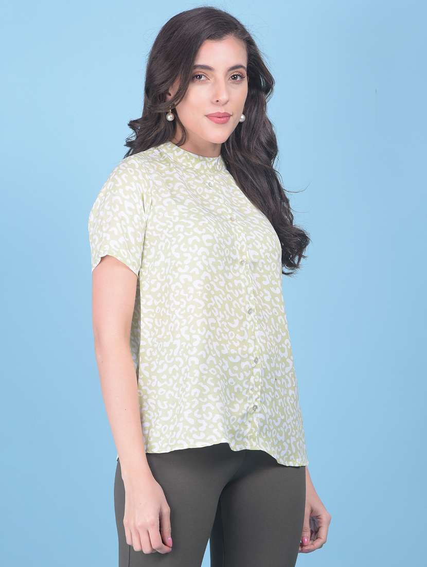 women green printed casual top - 21054976 -  Zoom Image - 0