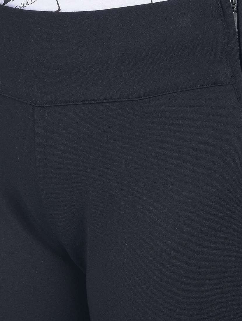 women solid high rise jegging - 21054983 -  Standard Image - 4