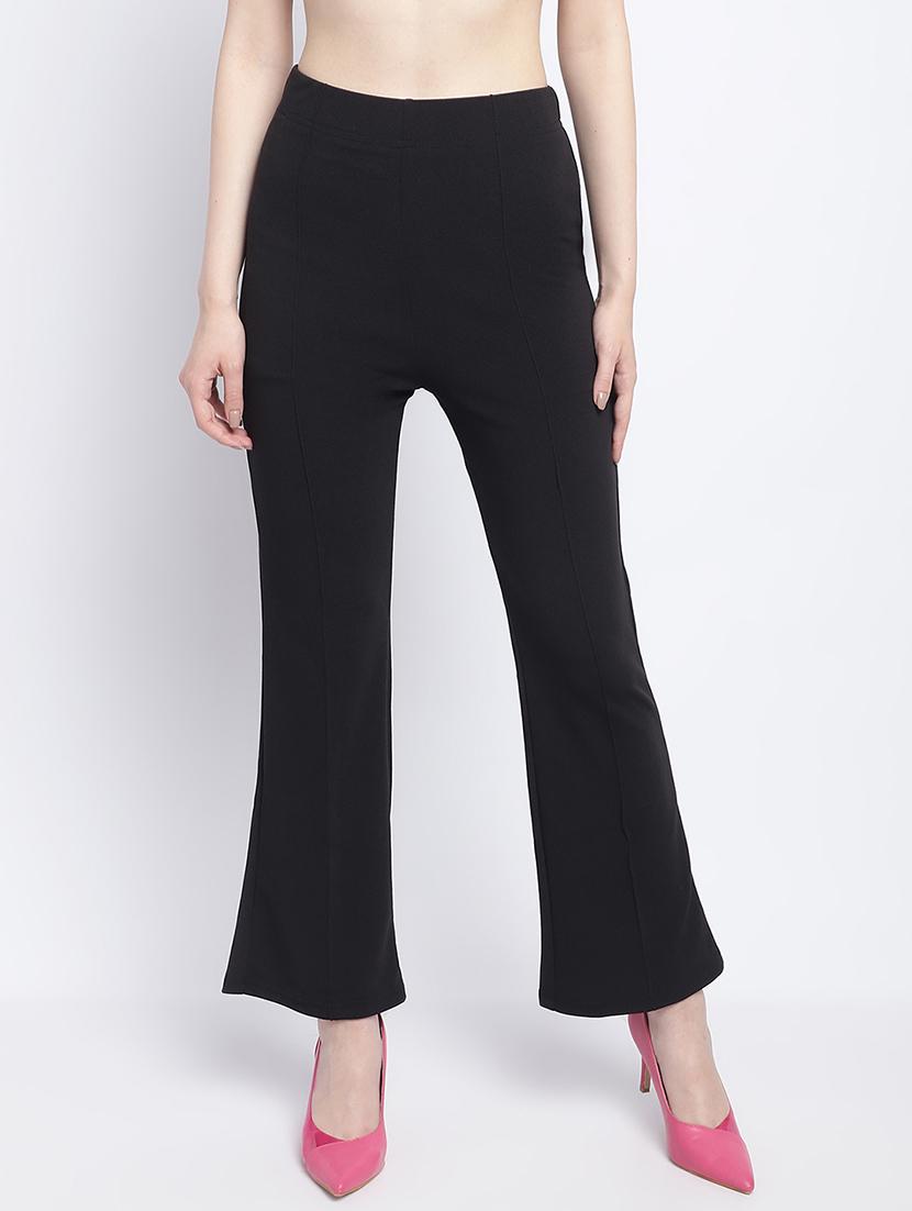 black lycra bootcut trouser - 21055960 - Zoom Image - 0