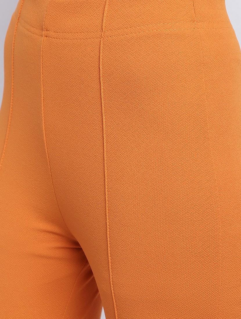 orange lycra bootcut trouser - 21055969 - Standard Image - 6