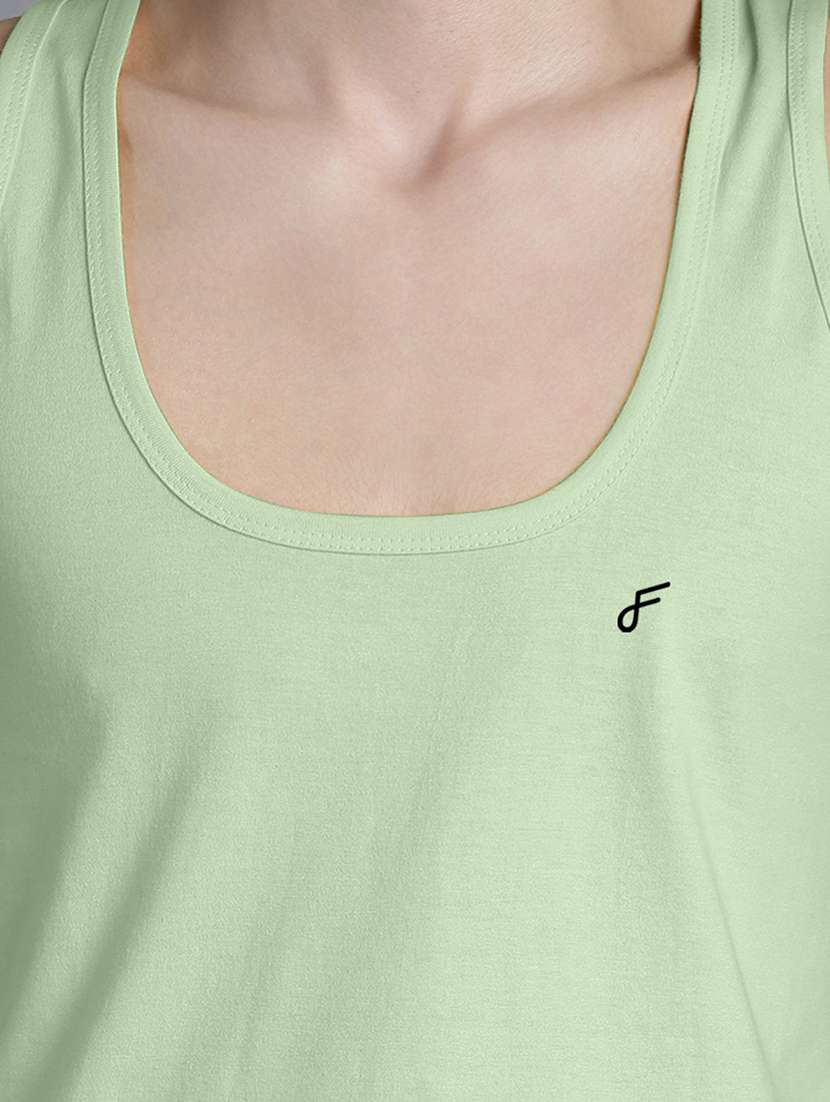 men scoop neck solid vest - 21056058 -  Standard Image - 4