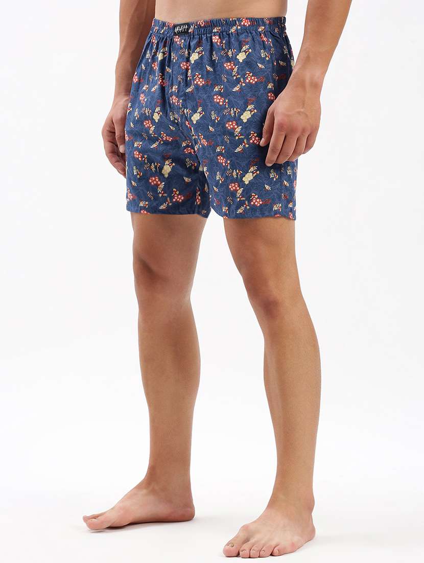men mid rise printed boxer - 21056138 -  Standard Image - 1