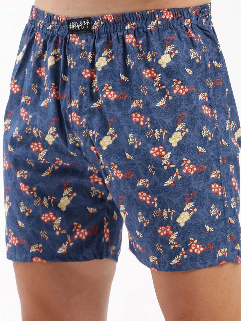 men mid rise printed boxer - 21056138 -  Standard Image - 4