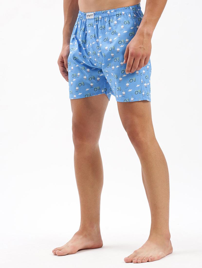 men mid rise printed boxer - 21056139 - Standard Image - 1