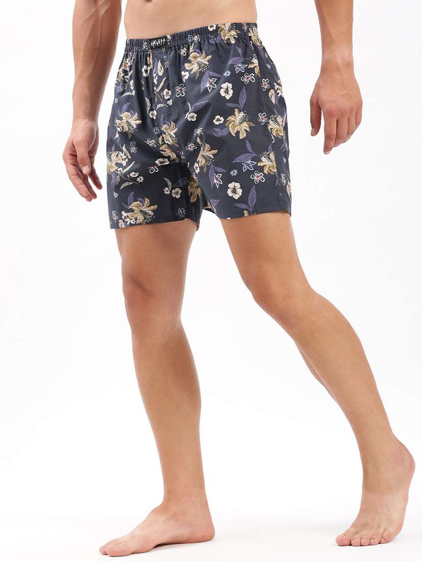 men mid rise printed boxer - 21056146 -  Standard Image - 1