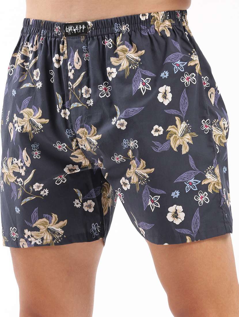 men mid rise printed boxer - 21056146 -  Standard Image - 4