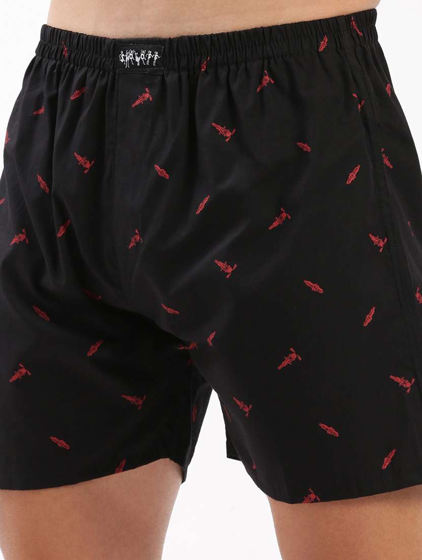 men mid rise printed boxer - 21056147 -  Standard Image - 4
