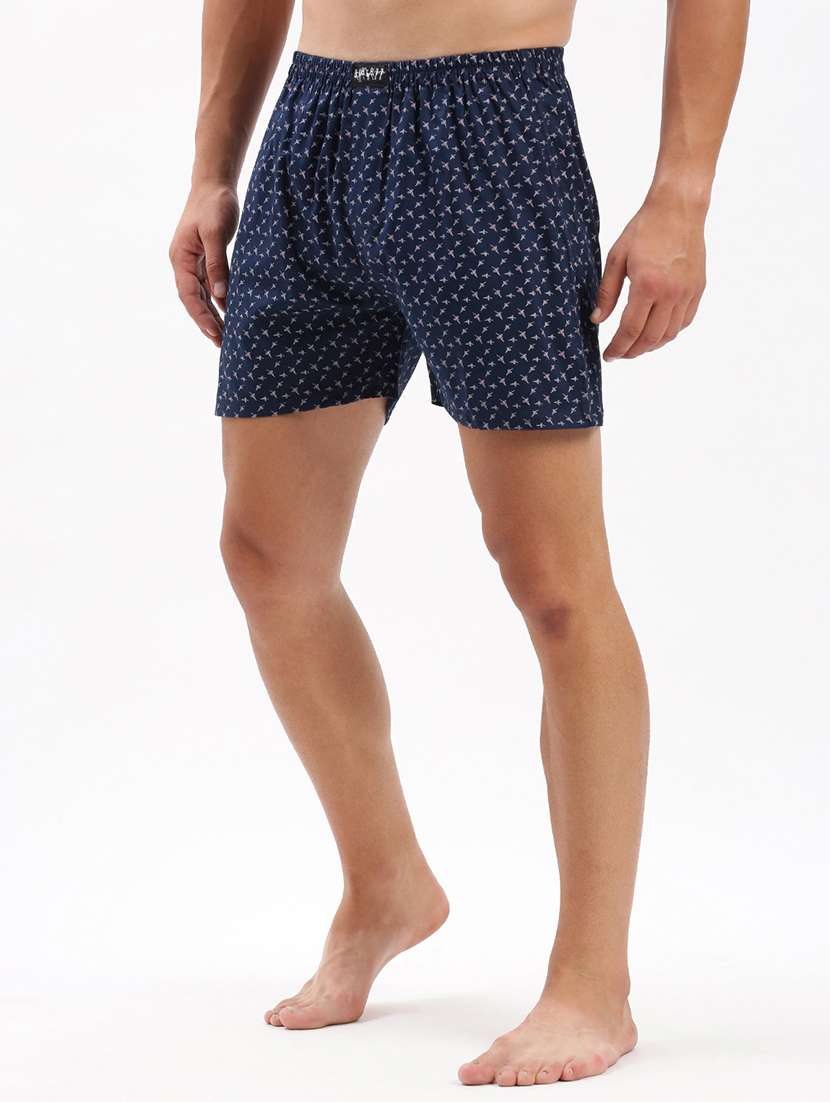 men mid rise printed boxer - 21056148 -  Standard Image - 1