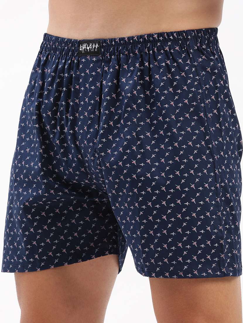men mid rise printed boxer - 21056148 -  Standard Image - 4