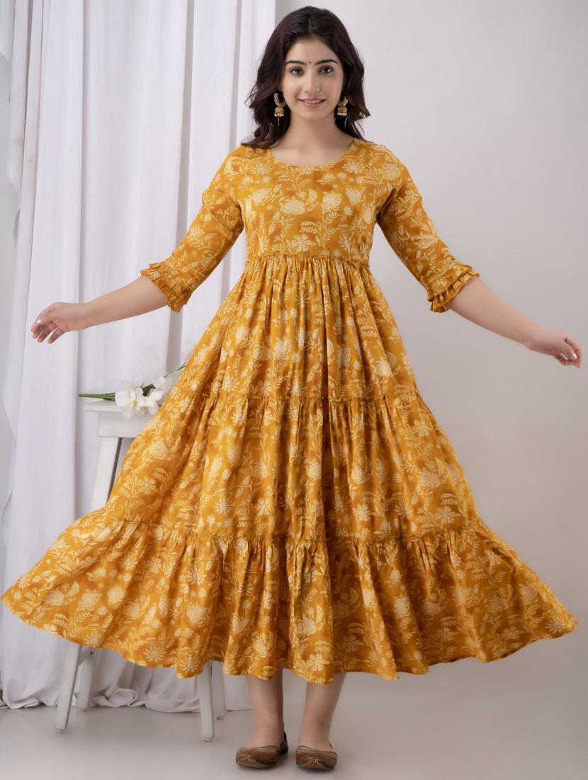 women florals printed maternity wear dress - 21057047 - Standard Image - 1