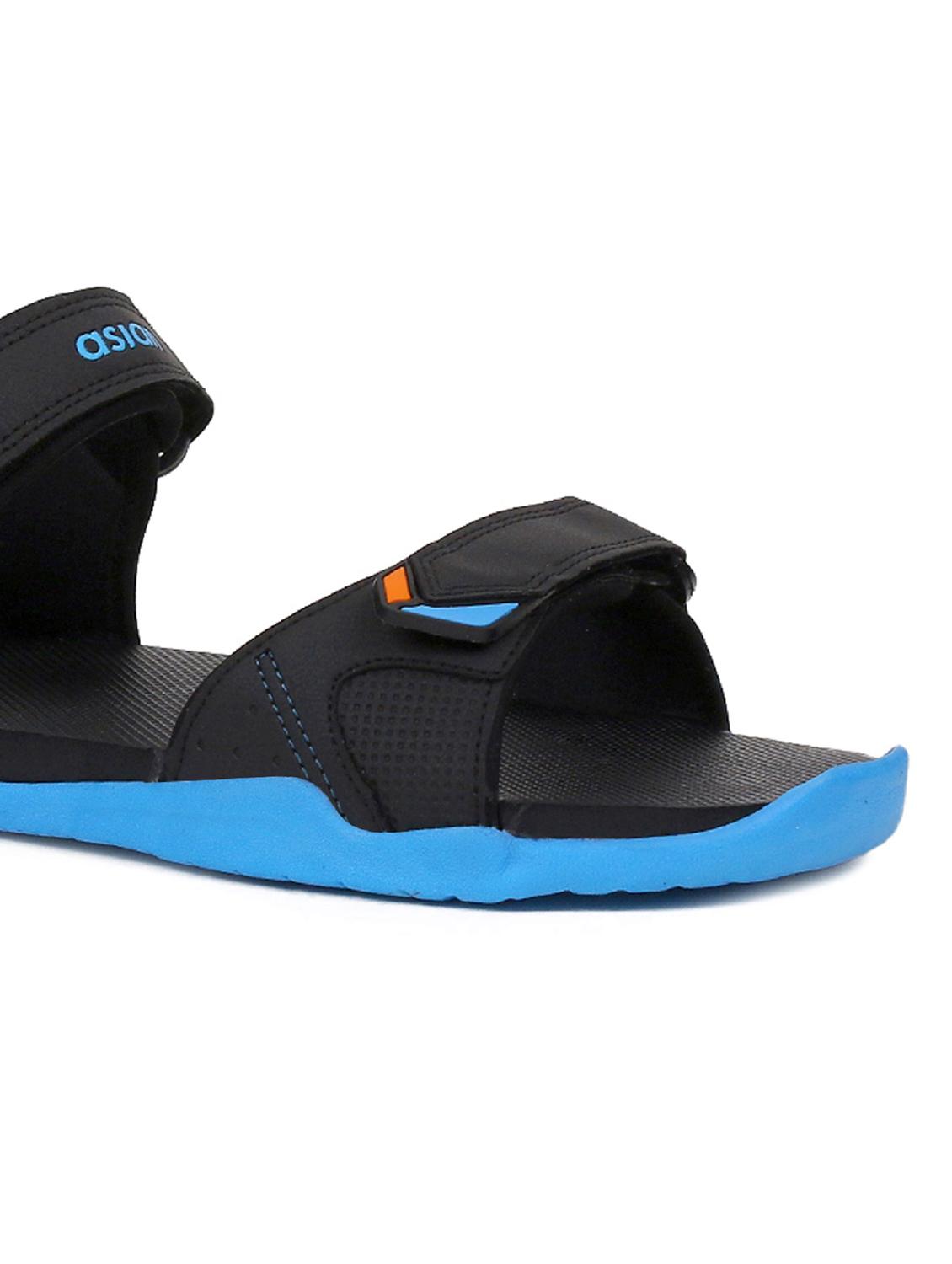 light blue synthetic & mesh back strap floaters - 21057700 - Standard Image - 4