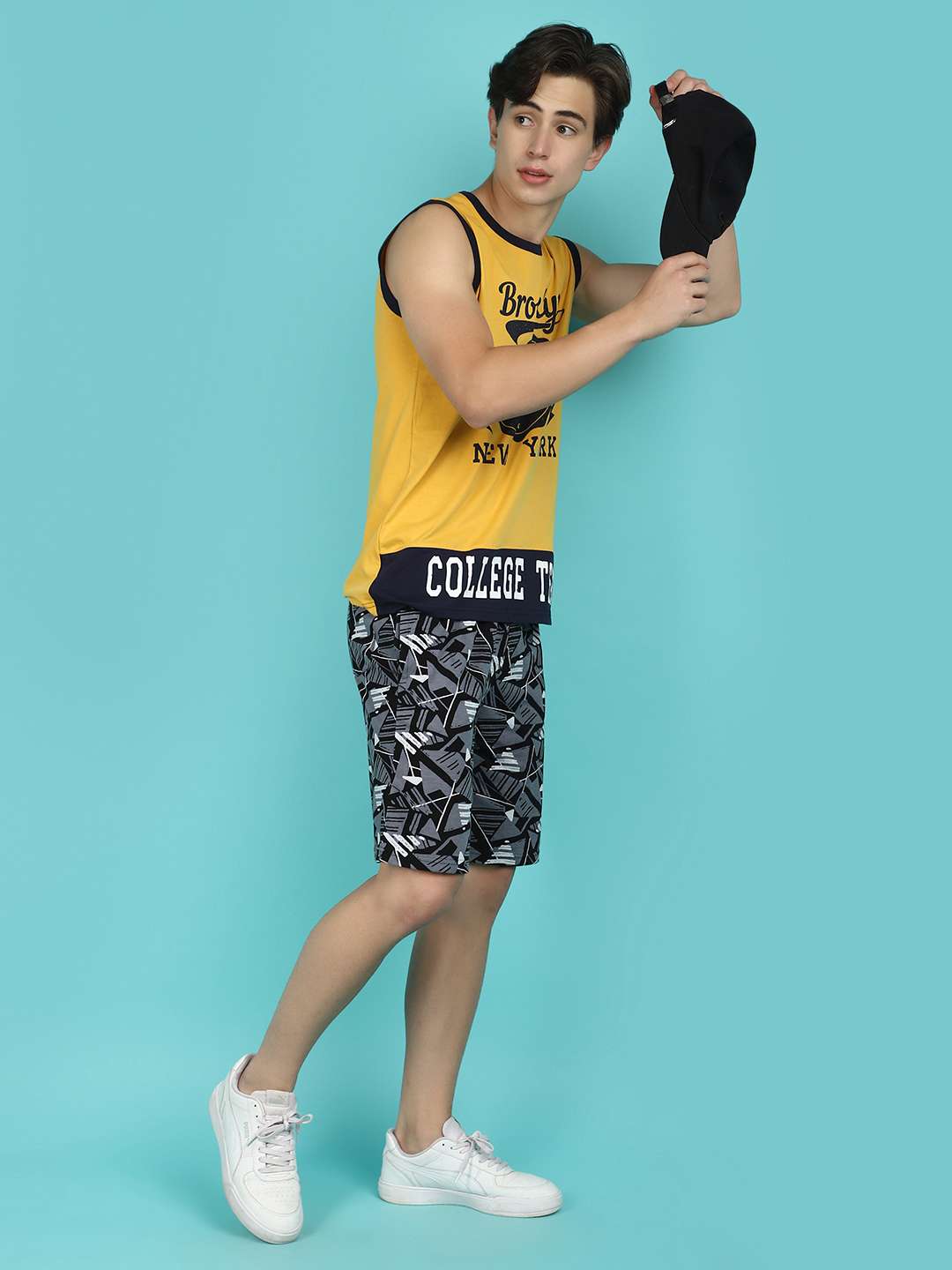 yellow cotton vest - 21058202 - Standard Image - 1