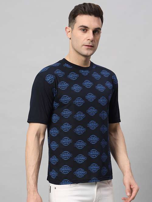 men round neck printed t-shirt - 21058364 - Standard Image - 0