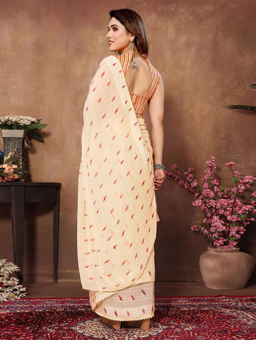 women printed ready to wear saree - 21058758 - Standard Image - 1