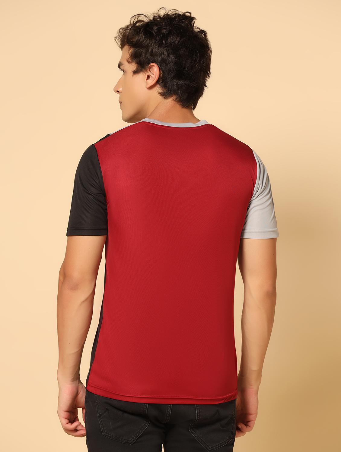men short sleeve color block t-shirt - 21058925 - Standard Image - 1