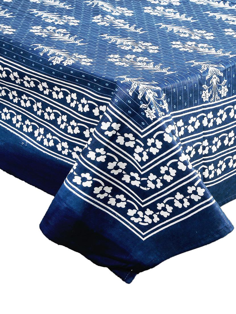 texstylers cotton 60 x 90 inches rectangular 6 seater dining table cloth - 21059419 - Standard Image - 1