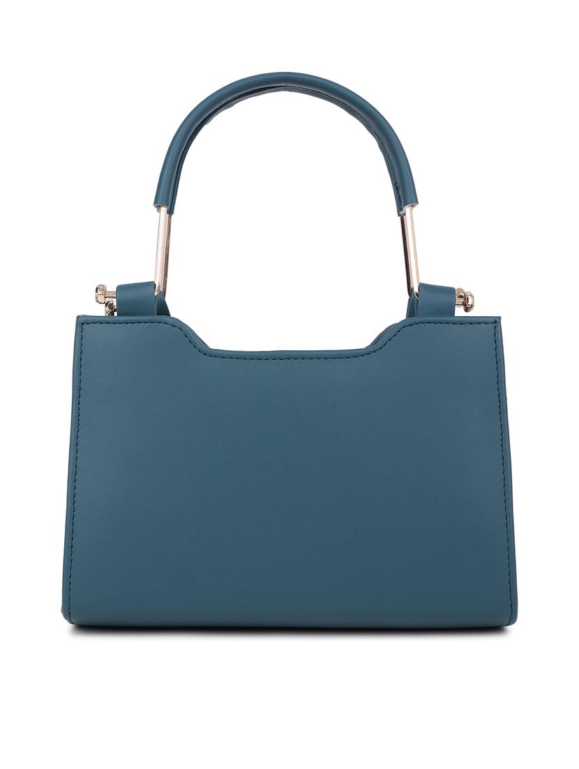 teal textured handbag - 21060903 - Standard Image - 1