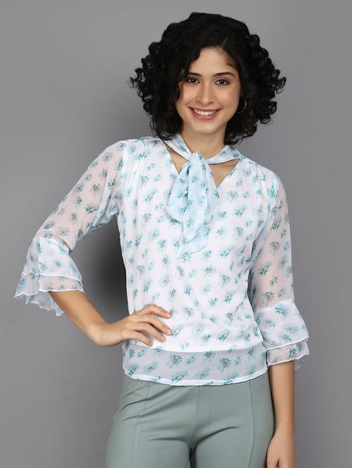 women floral printed regular top - 21061735 - Standard Image - 0