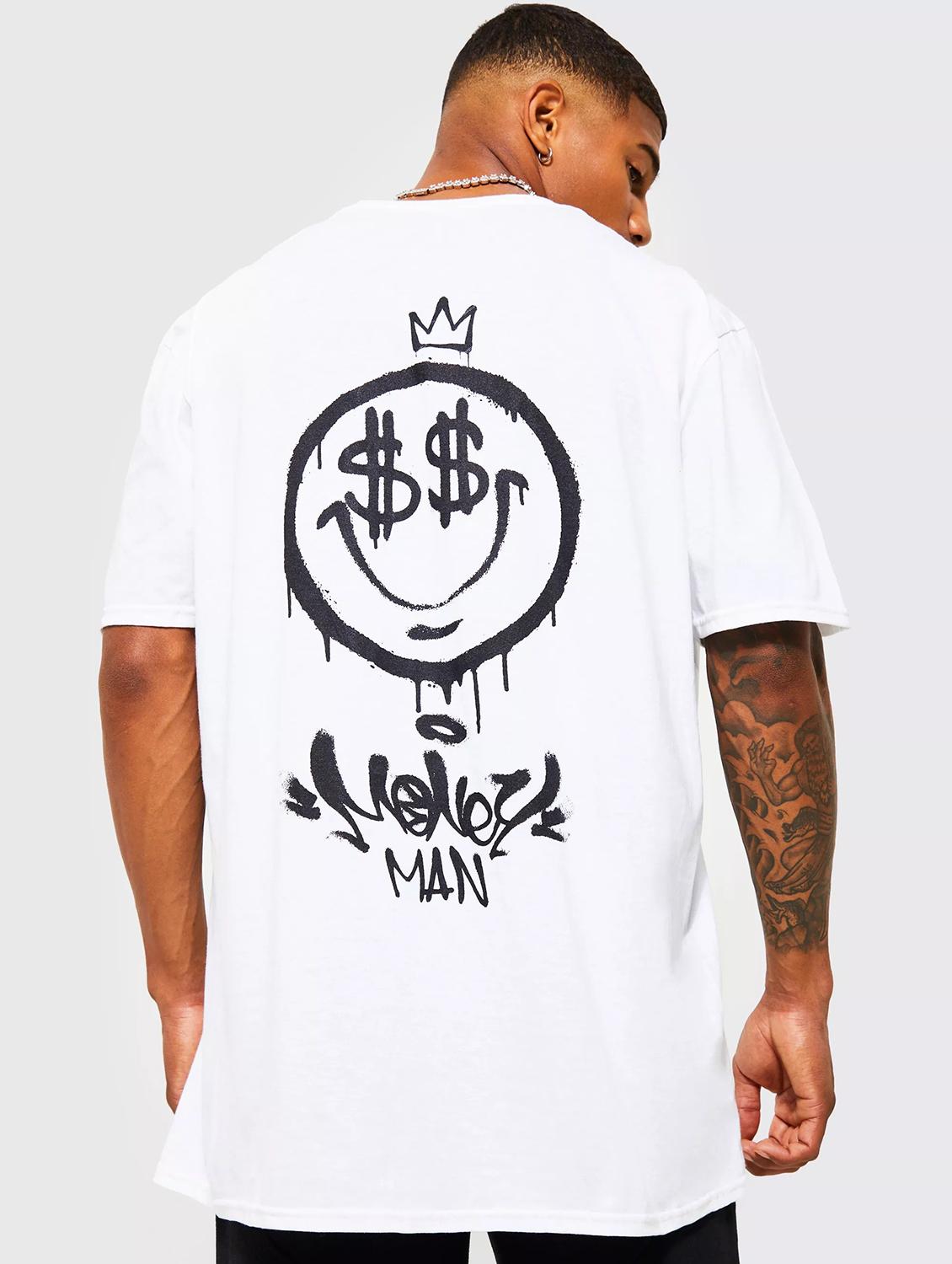 men back print short sleeve t-shirt - 21062018 - Standard Image - 1