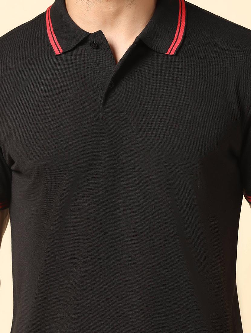 men polo neck plain t-shirt combo - 21062640 - Standard Image - 4