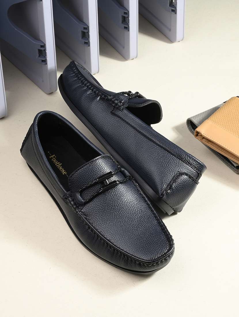 men slip on horsebit loafers