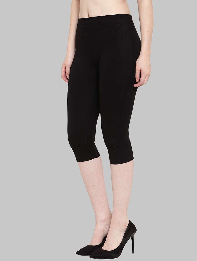 pack of 2 solid multi coloured capri set - 21066798 -  Standard Image - 1