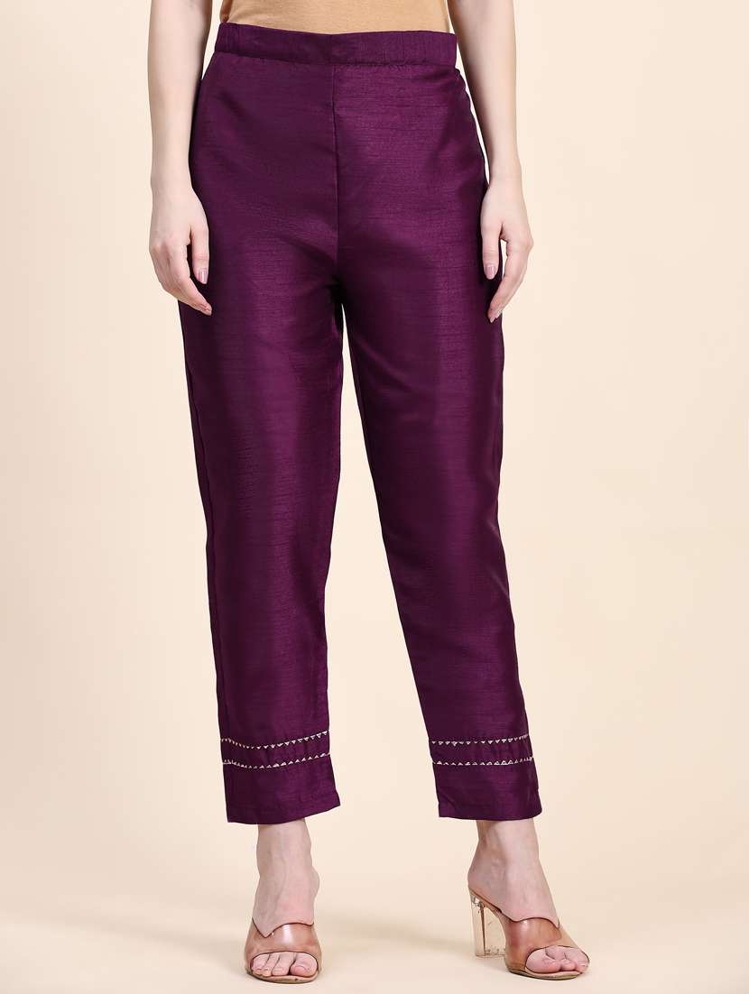 women puff sleeve kurta pant set - 21067142 -  Standard Image - 4