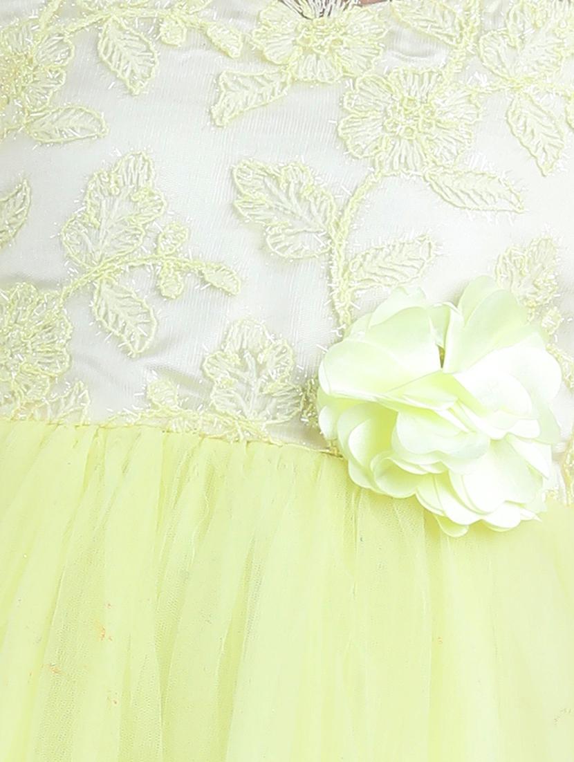yellow embroidered frock - 21067276 - Standard Image - 4