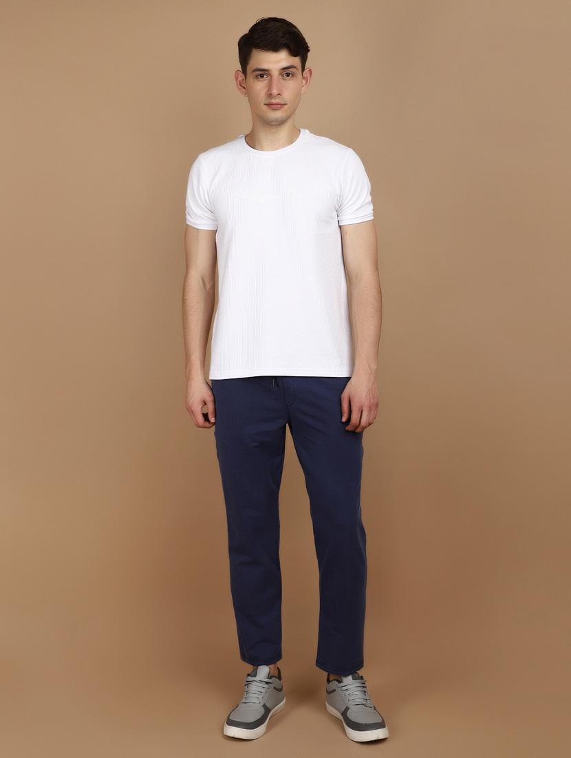 men solid cotton full length track pant - 21067788 - Standard Image - 4
