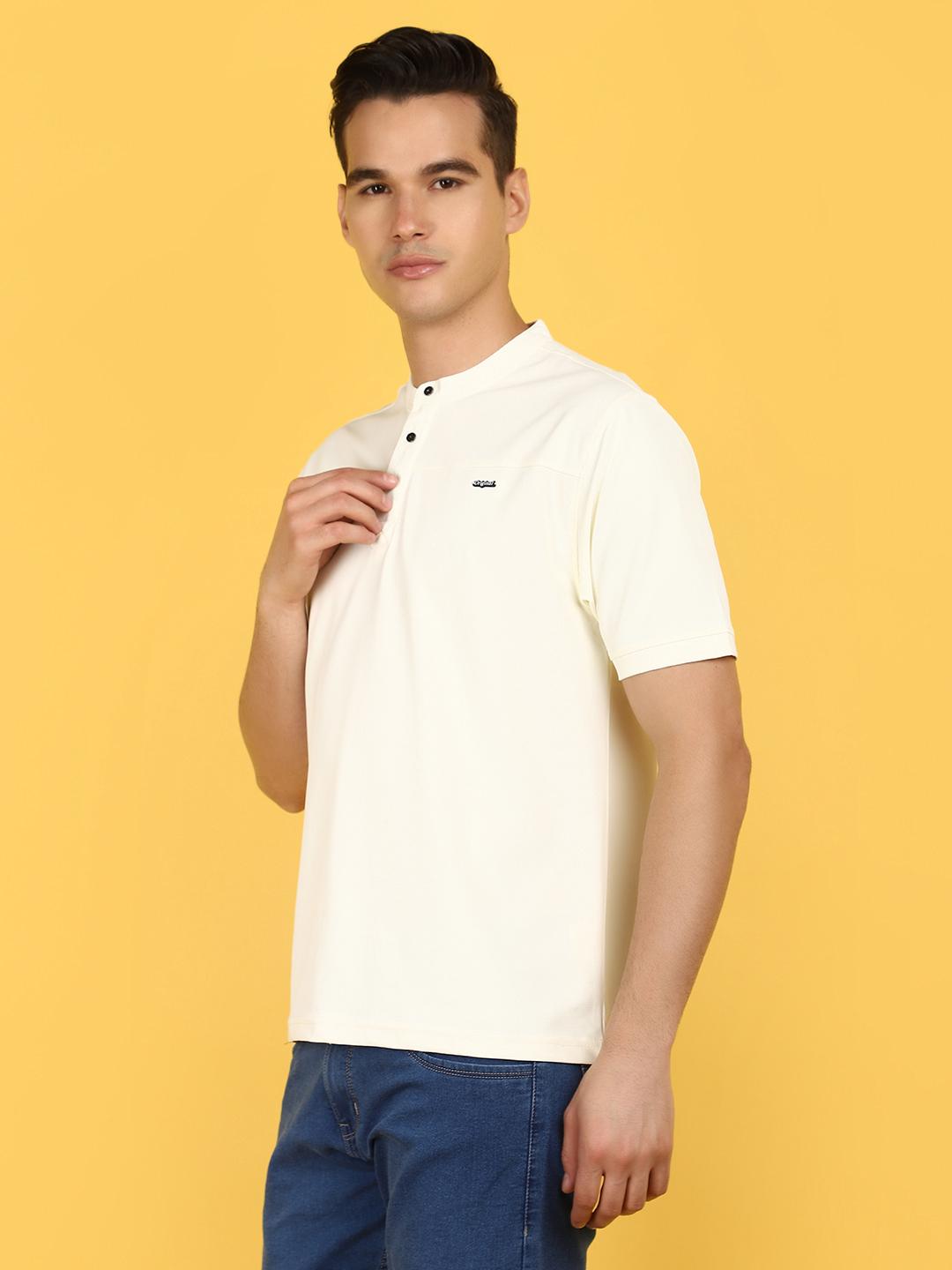 off white fancy fabric tshirt - 21067841 - Standard Image - 6