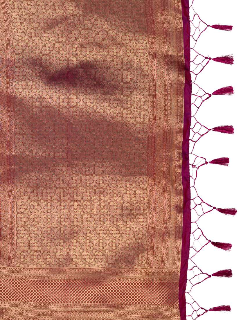 women self design kanjivaram saree with blouse - 21068432 - Standard Image - 4