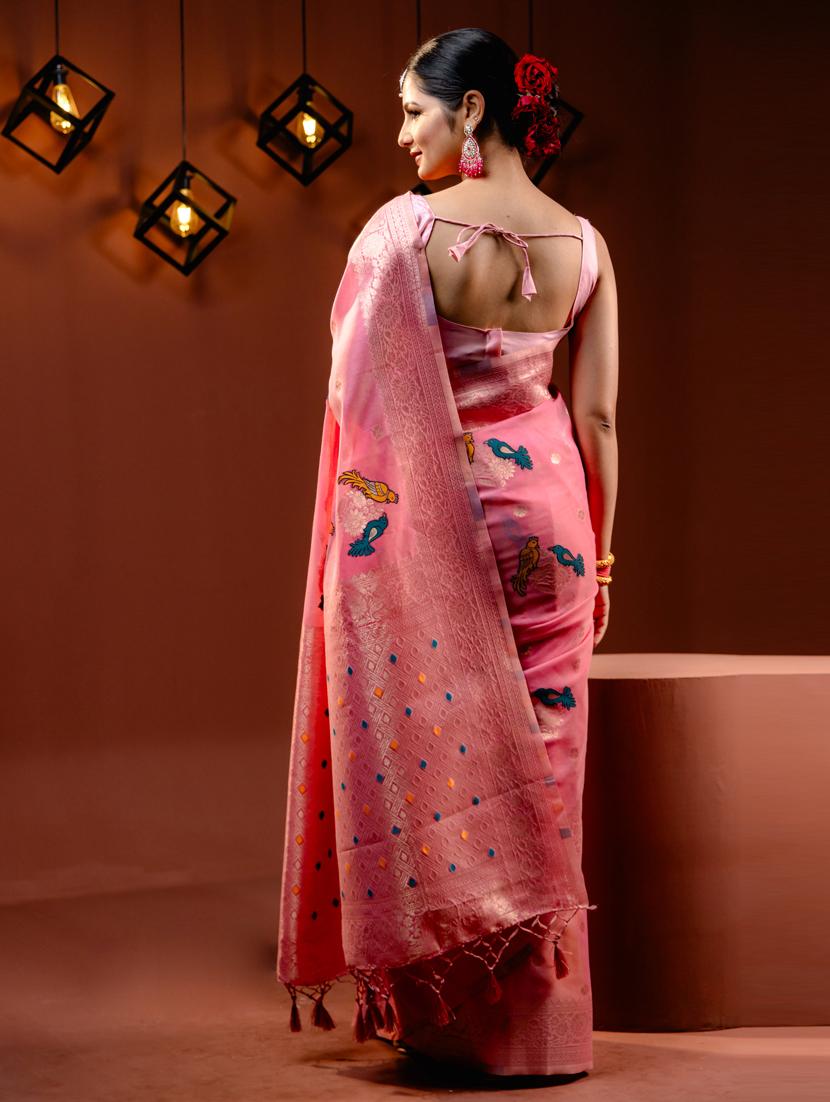 women self design banarasi saree with blouse - 21068436 - Standard Image - 1
