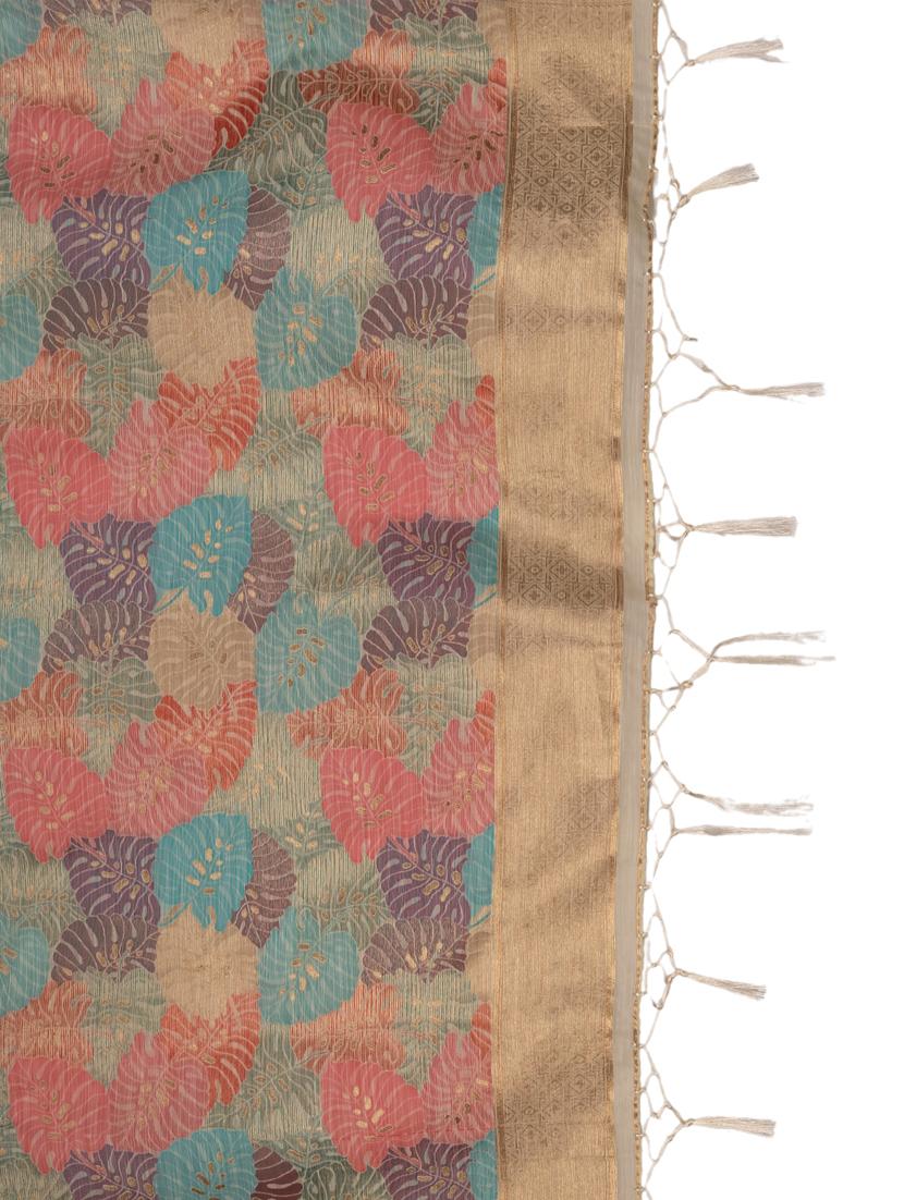 women self design banarasi saree with blouse - 21068464 - Standard Image - 4