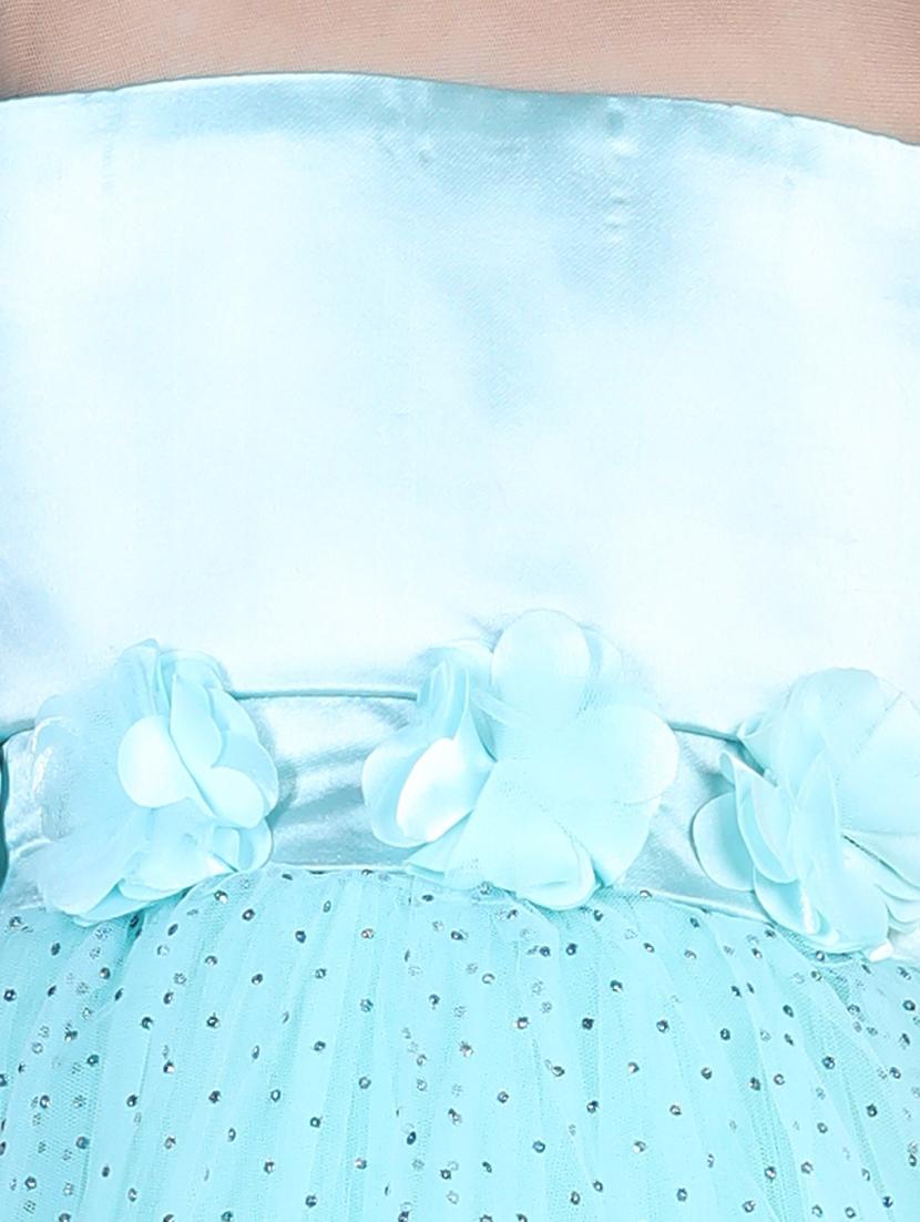 girls round neck net frock - 21068568 - Standard Image - 4