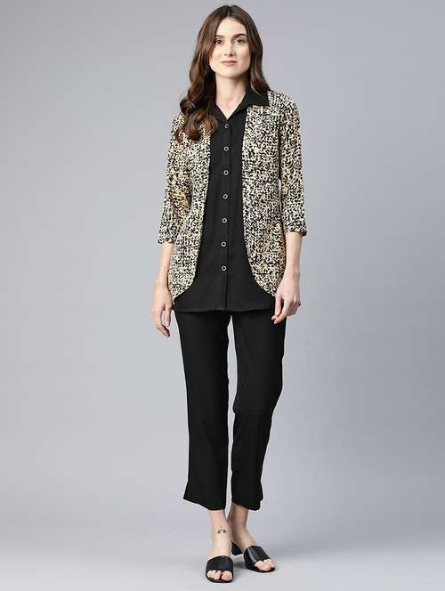 women shirt and trouser co-ord set - 21069205 -  Standard Image - 0