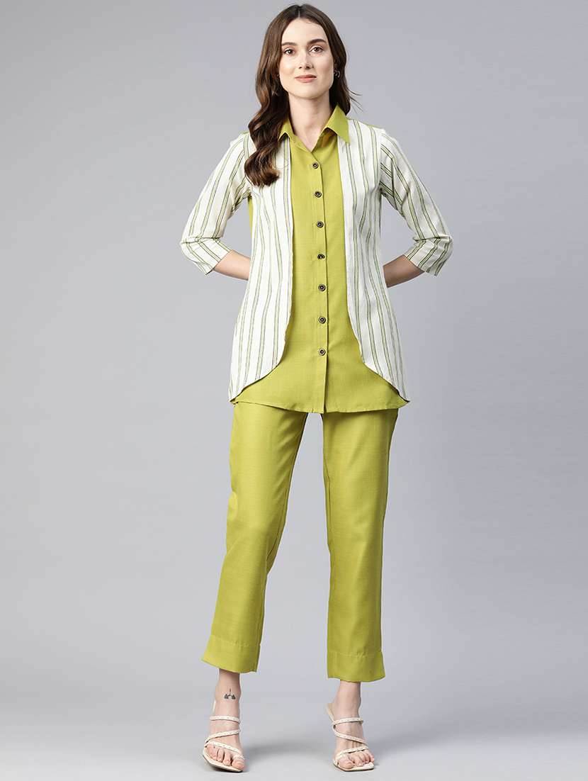 women shirt and trouser co-ord set