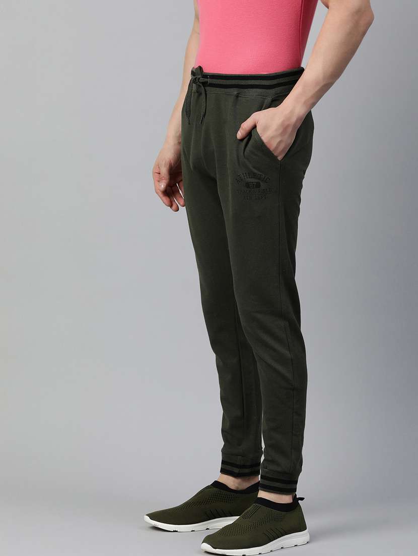 men mid rise joggers track pant - 21069950 -  Standard Image - 1