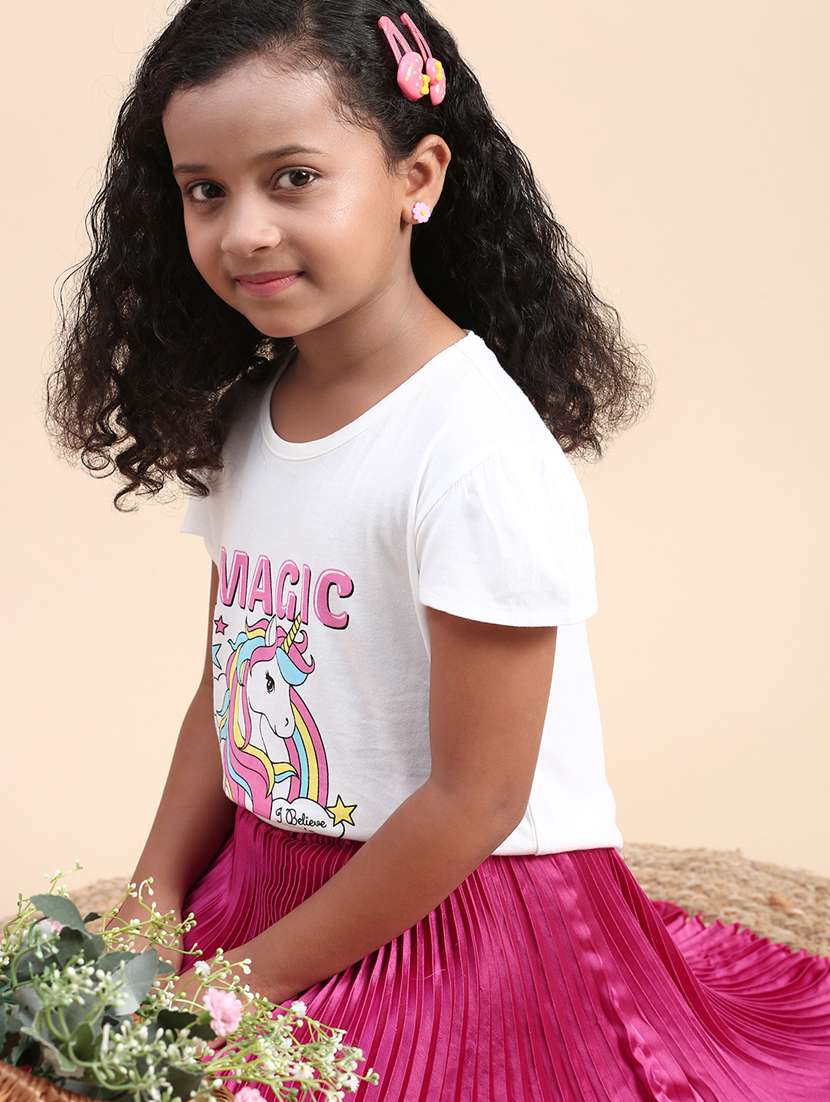 white round neck short sleeves tees - 21070142 -  Standard Image - 1