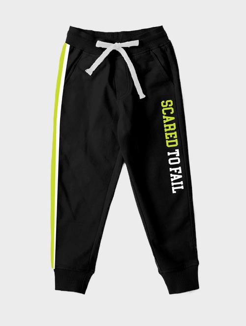 black placement print joggers - 21070154 -  Standard Image - 0