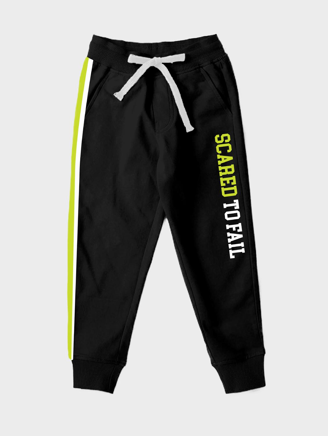 black placement print joggers - 21070154 -  Zoom Image - 0