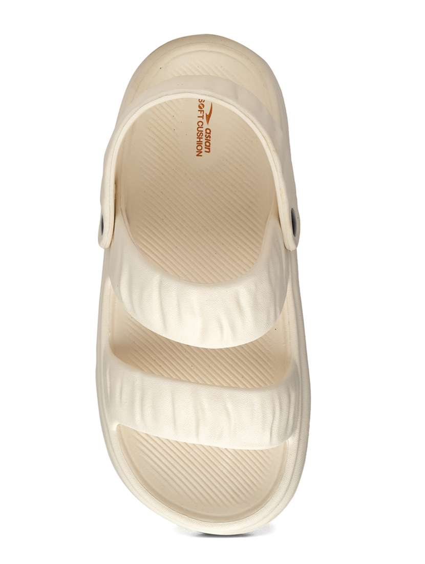 women beige back strap sandal - 21070519 -  Standard Image - 4