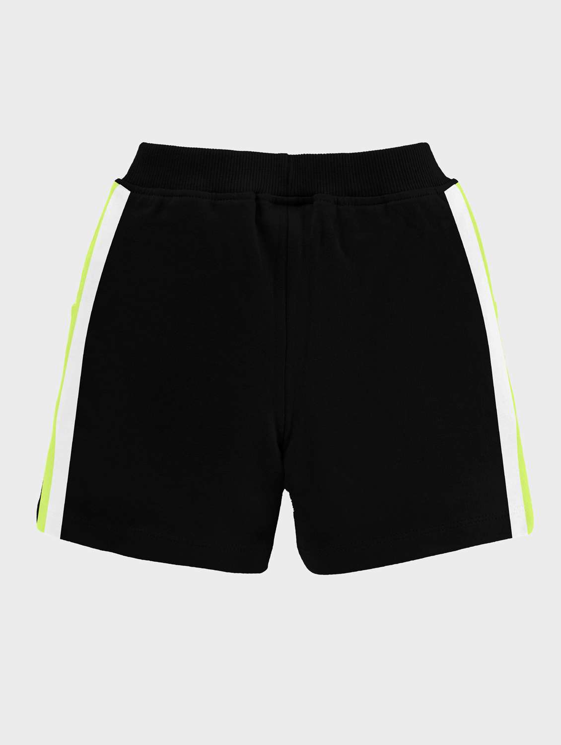 black cotton blend shorts   - 21070540 -  Standard Image - 1